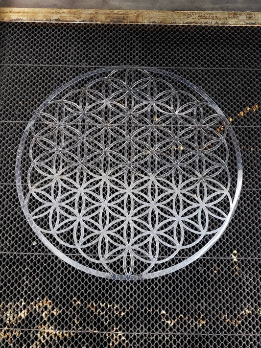 Full Bloom Flower of Life Laser Cut Sacred Geometry Stencil