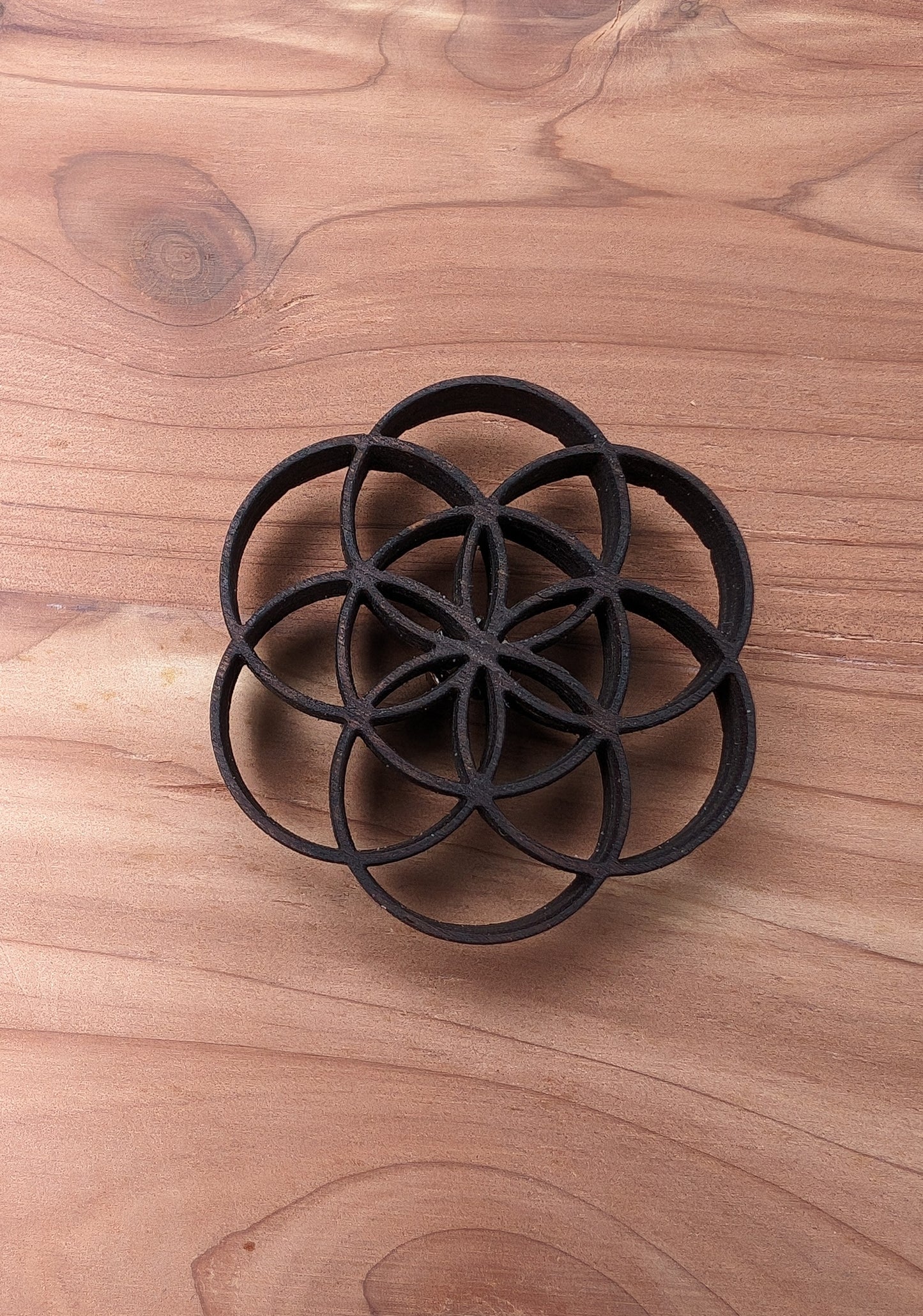 Sacred Geometry Lasercut Wood Magnets