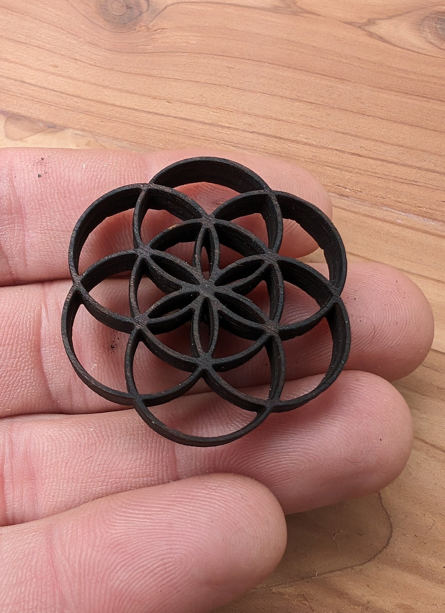 Sacred Geometry Lasercut Wood Magnets