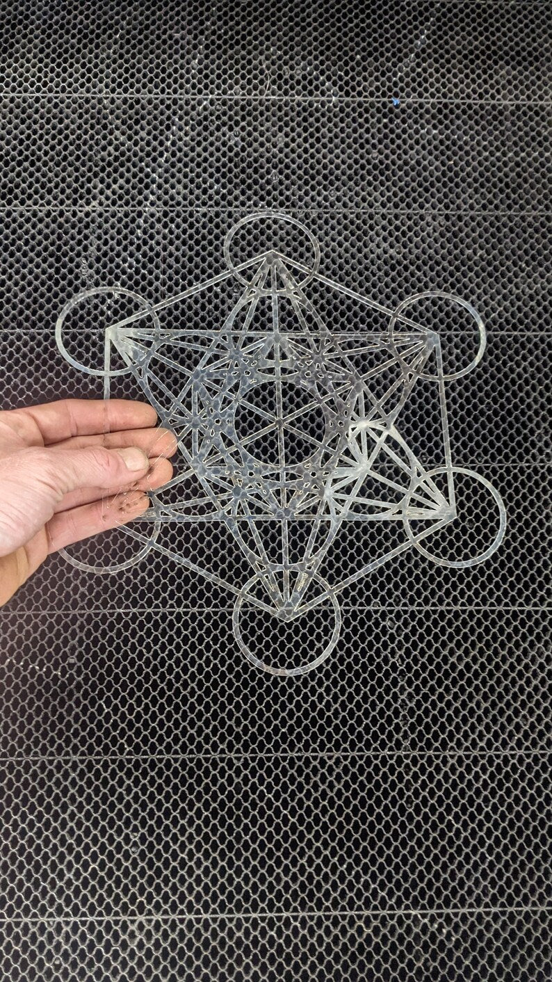 Metatron's Cube Stencil - Sacred Geometry