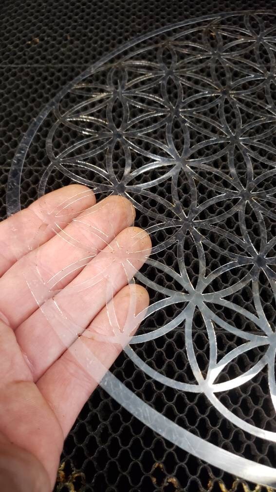 Full Bloom Flower of Life Laser Cut Sacred Geometry Stencil