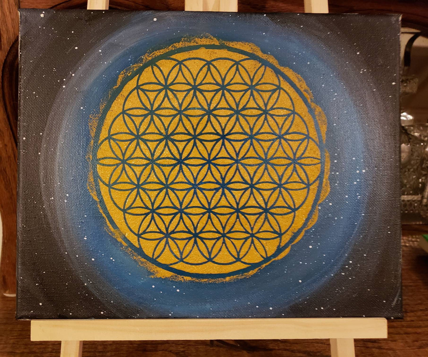 Full Bloom Flower of Life Laser Cut Sacred Geometry Stencil