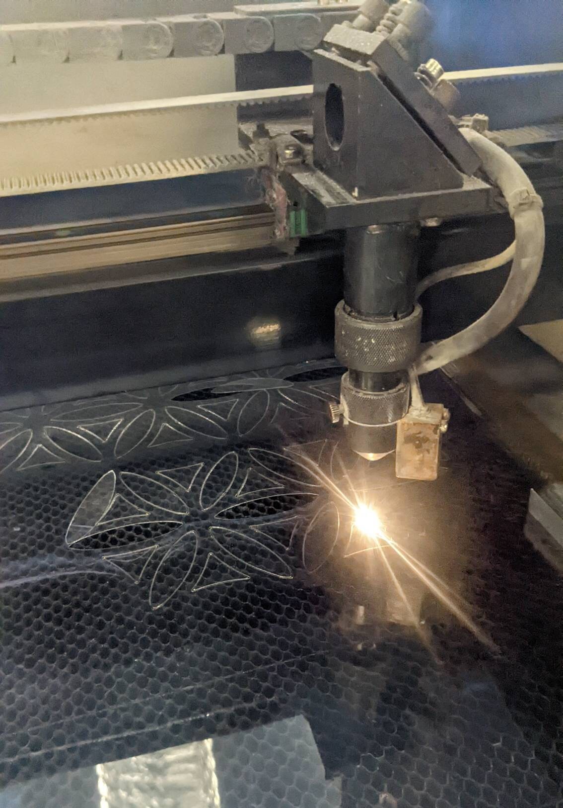 Flower of Life Laser Cut Reusable Wall Stencil