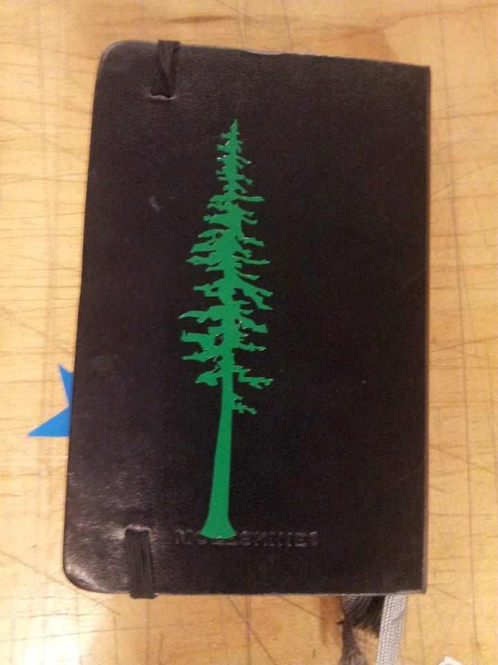 Redwood Tree Cut Vinyl Sticker/Decal