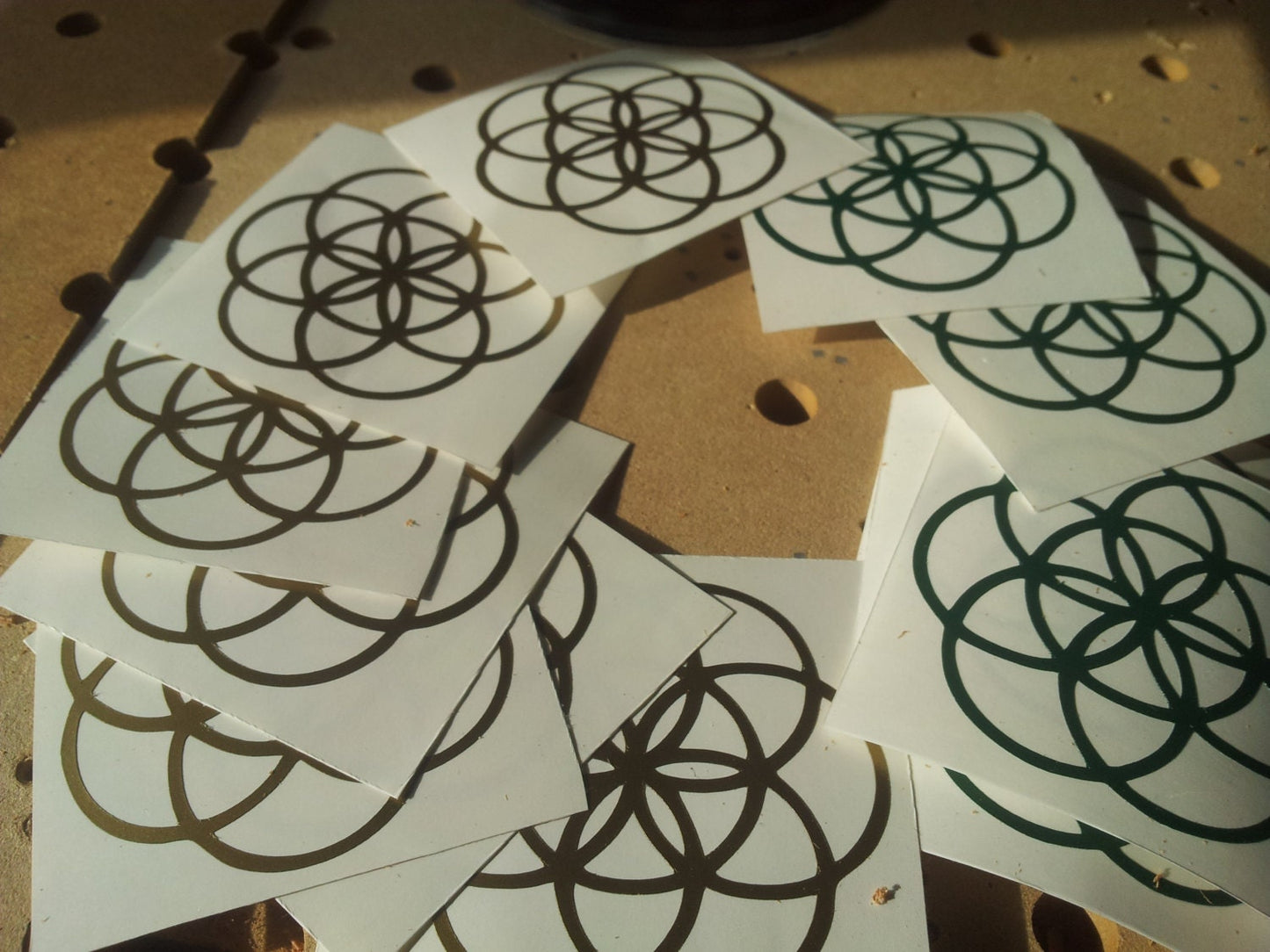 Seed of Life CNC Cut Sacred Geometry Sticker/Decal